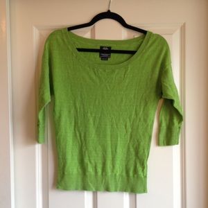 Green Slim Fit Sweater