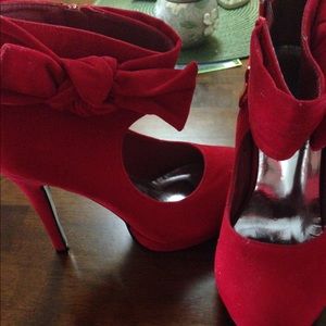 Red high heels