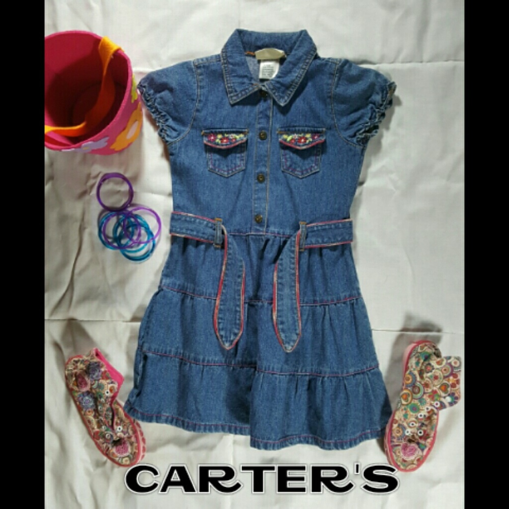 Girls Denim Dress