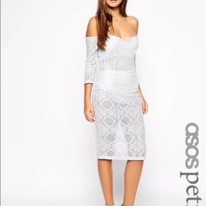 Light Blue ASOS off shoulder Dress