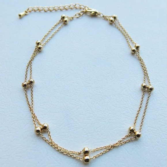 TRADED: Dainty gold anklet