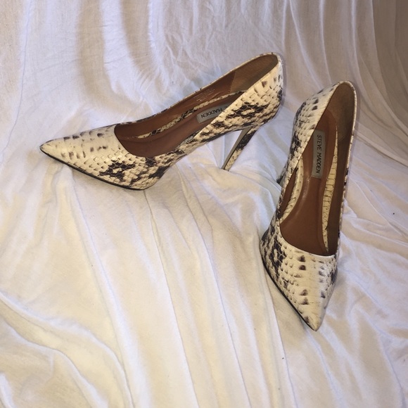 Steve Madden Snake Skin Heels
