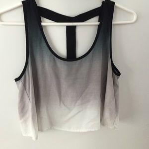 Ombré crop top