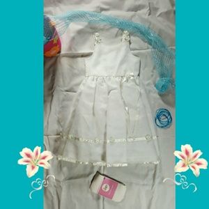 Girls White Formal Dress