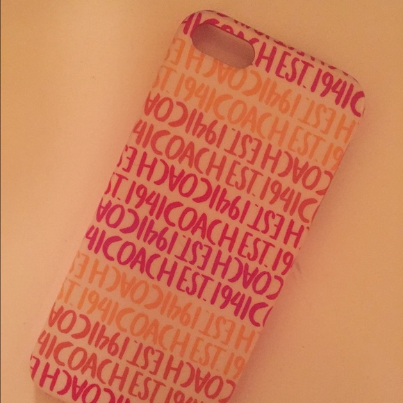 Coach Hardshell IPhone 5 Phone Case - Picture 1 of 1