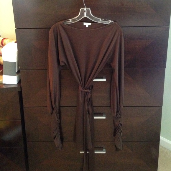 Price cut!Gorgeous AbiFerin long sleeve silk dress