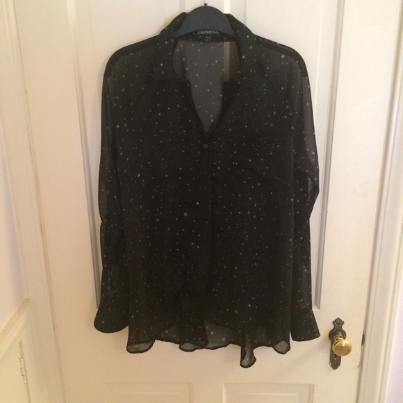 Star print blouse