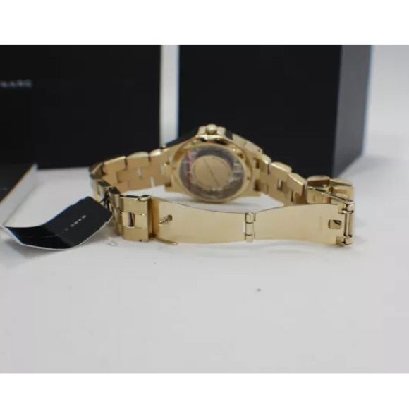 🎉HP!🎉Marc Jacobs Skeleton Green/Clear/Gold Watch - Picture 4 of 4