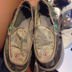 Sanuk slip on Sidewalk Surfers