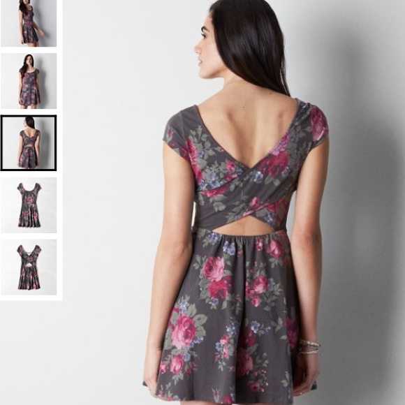 New American Eagle Floral Printed Kate Dress XXS - Picture 2 of 4