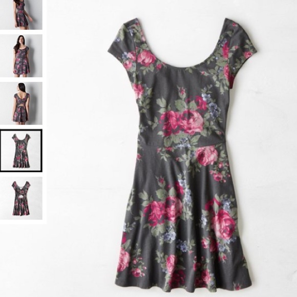 New American Eagle Floral Printed Kate Dress XXS - Picture 3 of 4