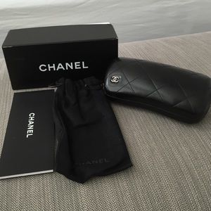 Authentic Chanel sunglasses case