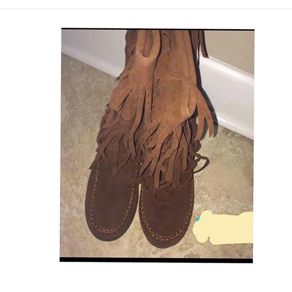 ❌SOLD❌Fringe Boots