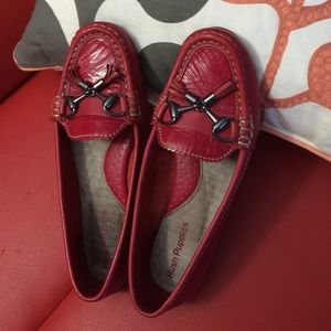 Hush puppies red loafer