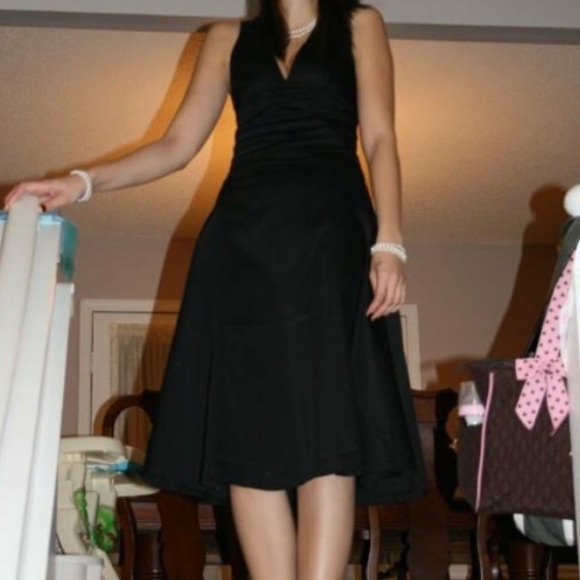 Black rockabilly spider dress small