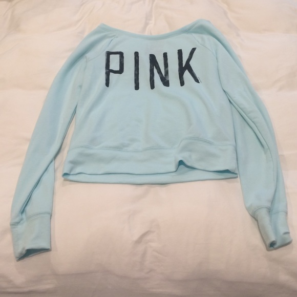 Victoria's Secret Pink Sweatshirt in Blue