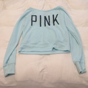 Victoria's Secret Pink Sweatshirt in Blue