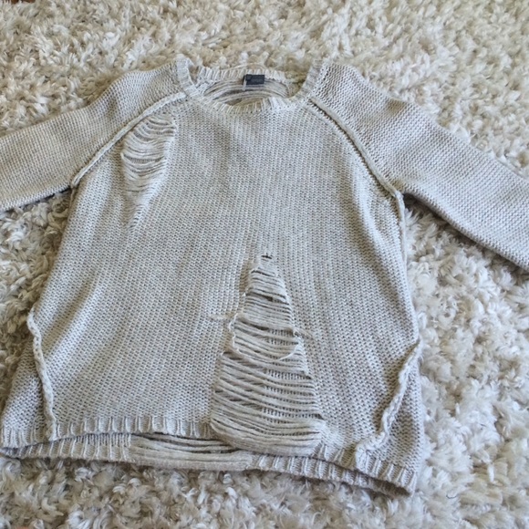 Knitted tan sweater