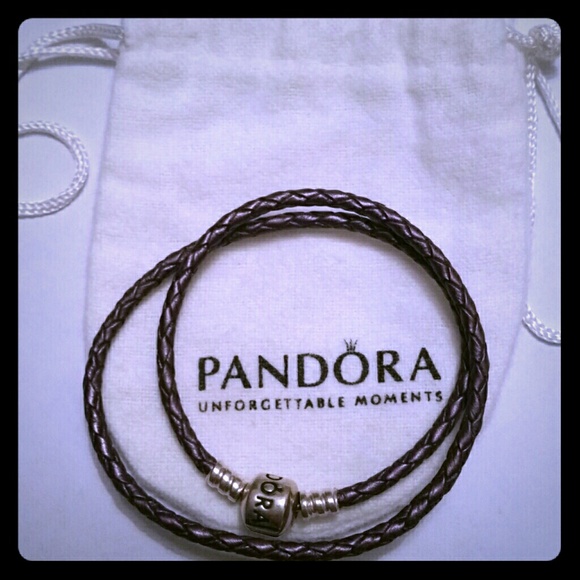 Pandora leather bracelet