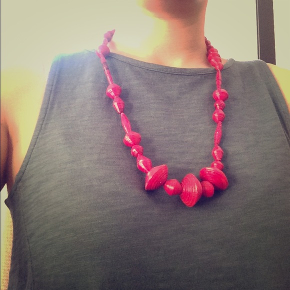 Anthropologie wooden necklace - Picture 1 of 2
