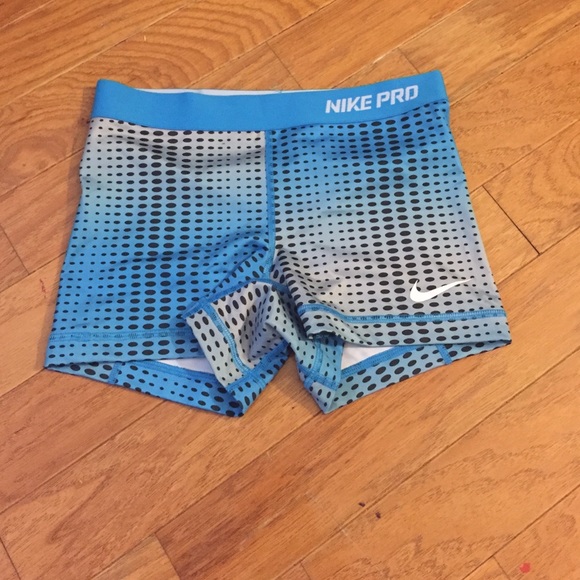 Blue Nike Pro spandex