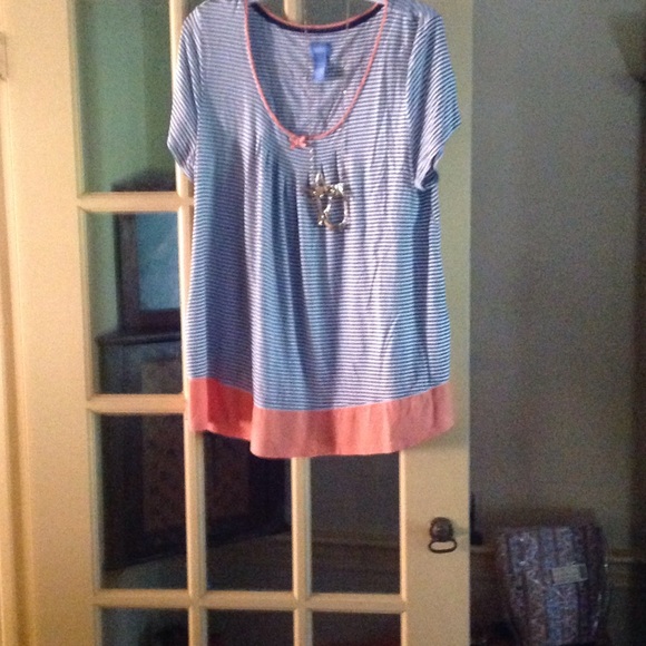 Vera wang striped top.