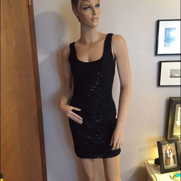 Little Black Lily Rose Dress With Sequins!