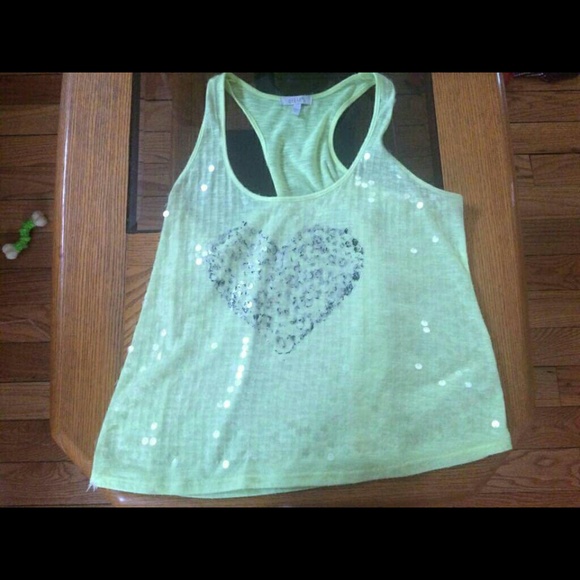 Sequin tank top