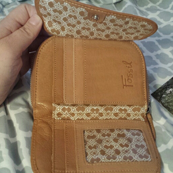Fossil leather wallet