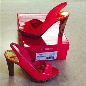 BCBGirls Watermelon slingback. Make me an offer.