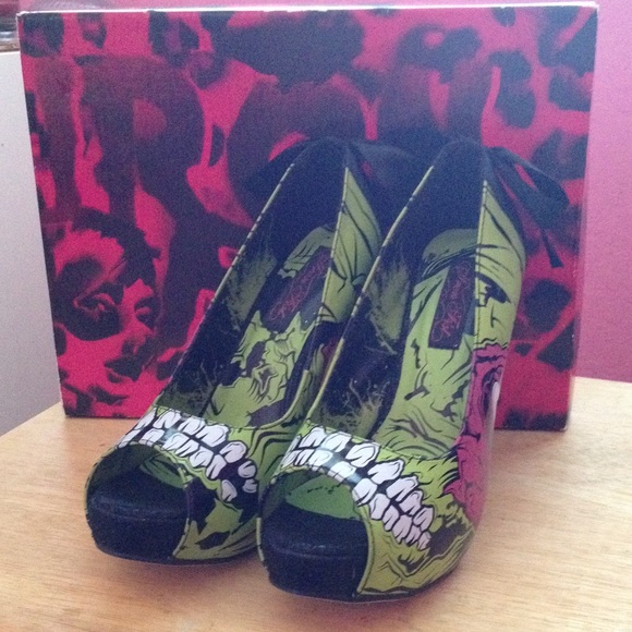 Iron Fist Shoes - Iron Fist Zombie Stomper Platforms US 6