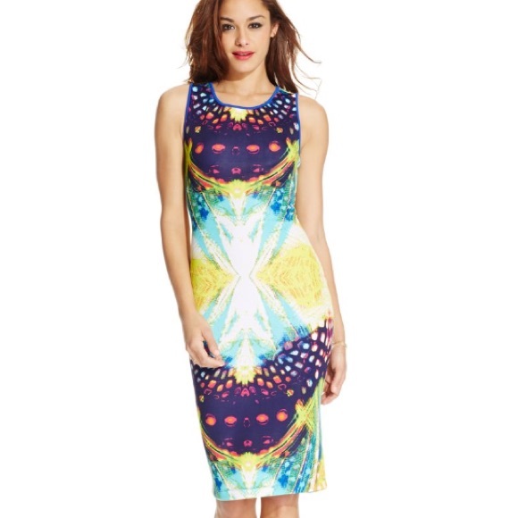 XOXO💚💛Color Block Bandage Dress💛💚NEW