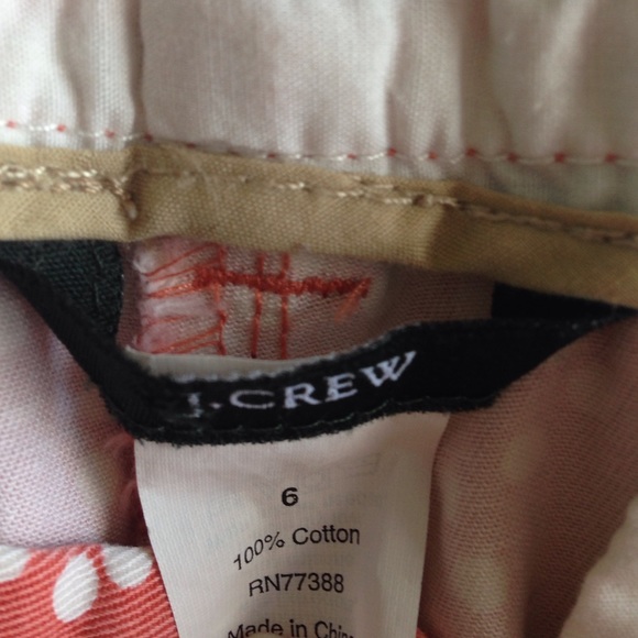 J. Crew 3 in. Polka Dot Shorts size 6 - Picture 2 of 3