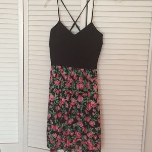 PINK Victoria's Secret floral skater dress