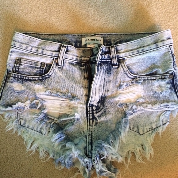 urban outfitters distressed high waisted shorts