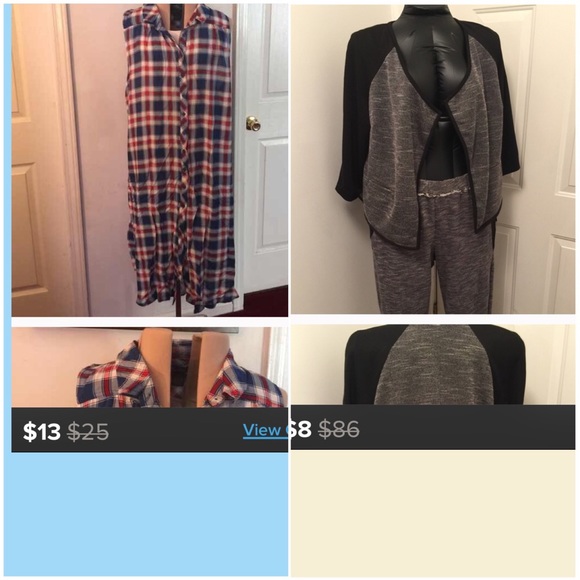 BUNDLE HOLD Tunic Duster NWOT