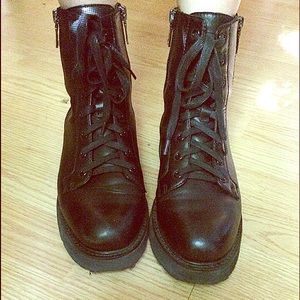 Brand new Prada combat boots