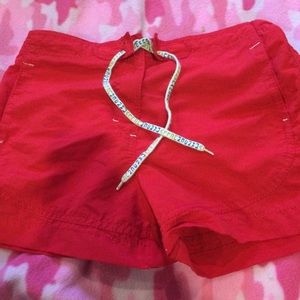 Helly Hansen red shorts