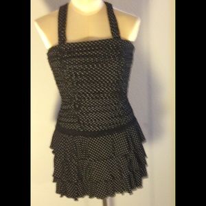 Stunning   Candies Alter Top Polka Dot Dress  Med!