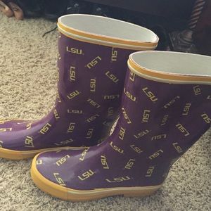 LSU Rainboots