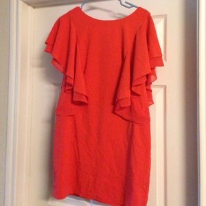 Ark and Co saturated coral dress. Large. Like new.