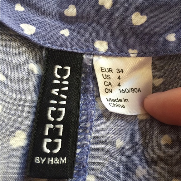 H&M Blue patterned dress - Picture 3 of 4