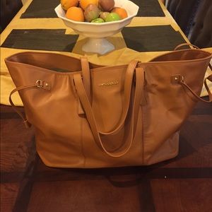 Cynthia Rowley large tote in a camel color