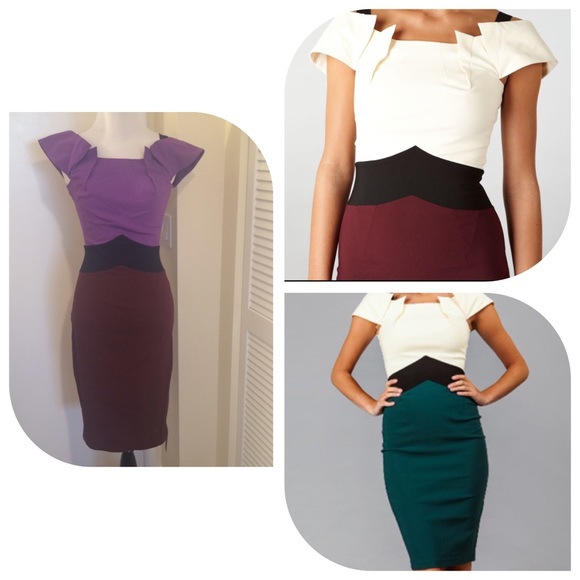 ASOS Hybrid Colorblock Dress