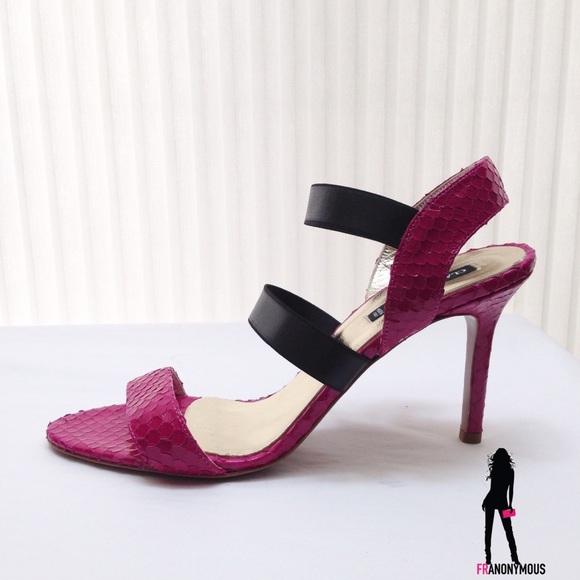 HP🎉Claudia Ciuti Snake and Leather Sandals 9, 9.5 - Picture 2 of 4