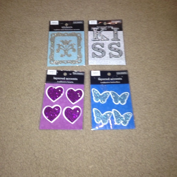glitter stickers