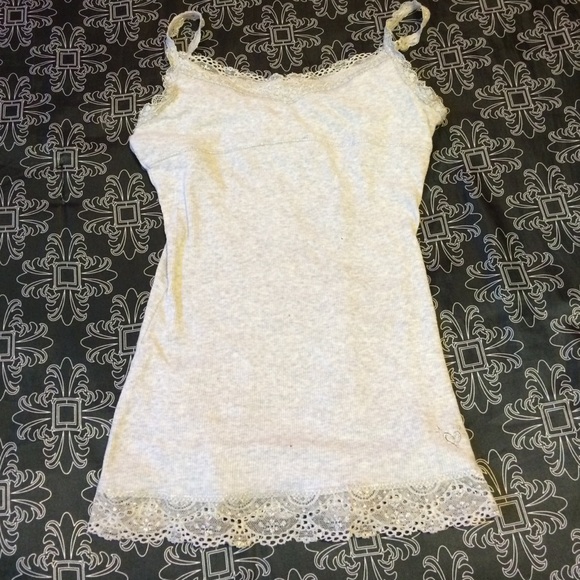 justice light grey tanktop