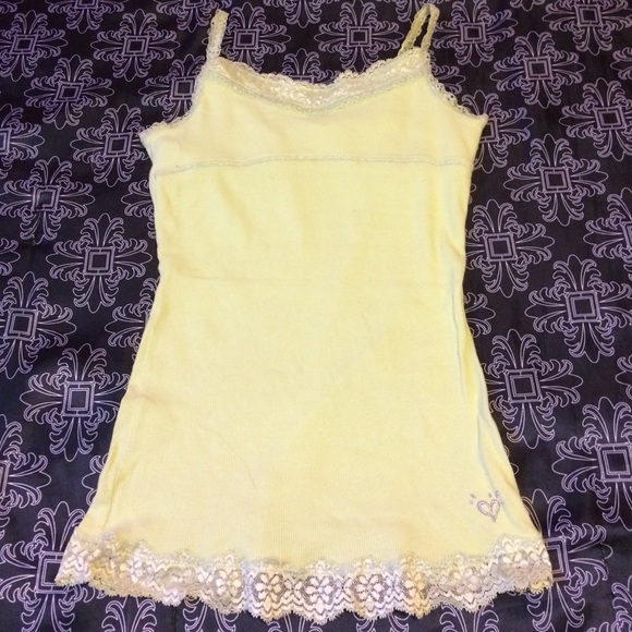 justice light green tanktop