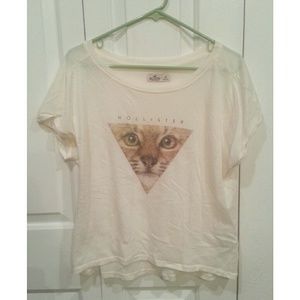 Hollister Sheer Graphic Baggy T-Shirt