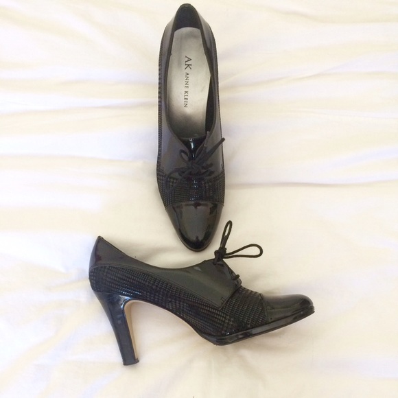 Anne Klein Shoes - Anne Klein Patent Oxford Heels